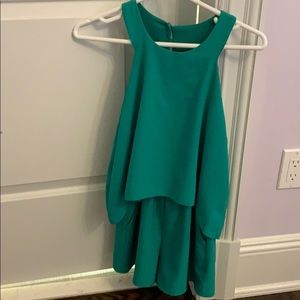 Green women’s romper